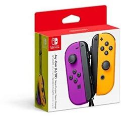 Nintendo Joy-Con (L)/(R) -Neon Purple/Neon Orange for Nintendo Switch